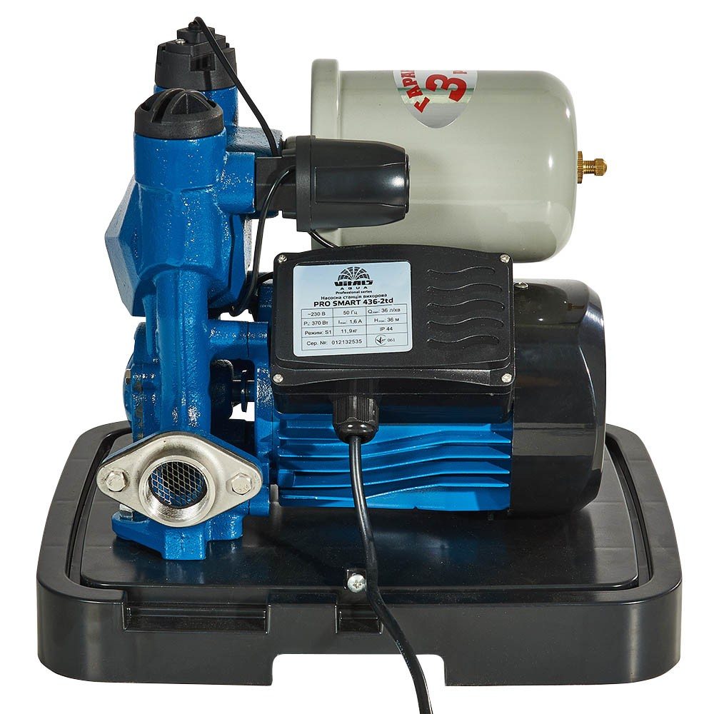 Насосна станція Vitals Aqua PRO SMART 436-2td, 370 Вт, датчик потоку, фото 1