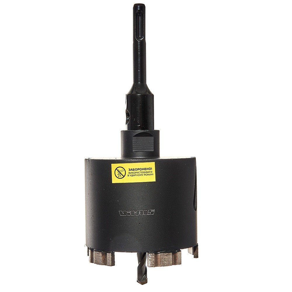 Алмазна коронка Vitals Professional по бетону 82 × 110 мм, M16, SDS-plus, фото 1