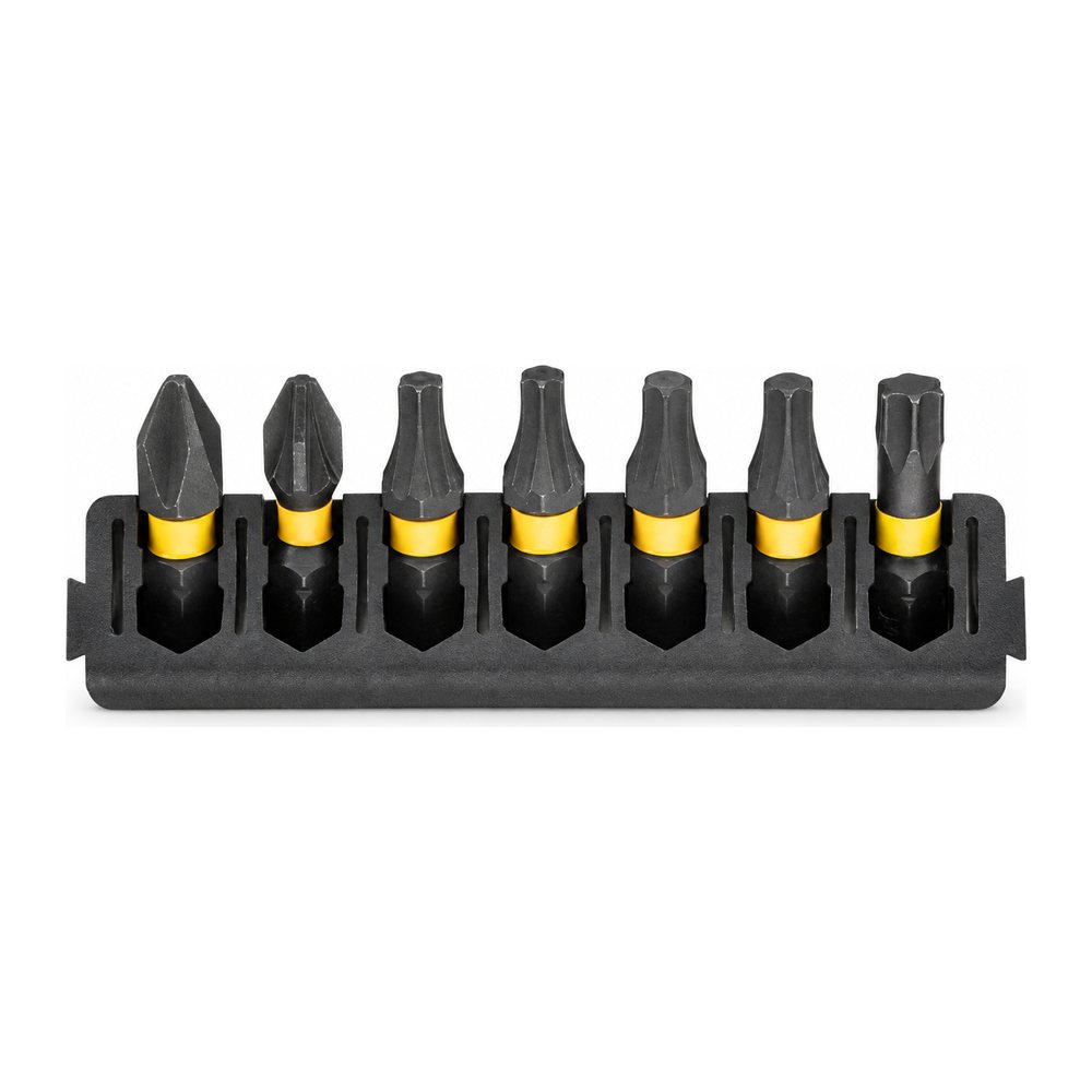 Набір біт DeWalt FlexTorq DT70810, PH2, PZ2, T20–T30, 25 мм, 7 шт., фото 1