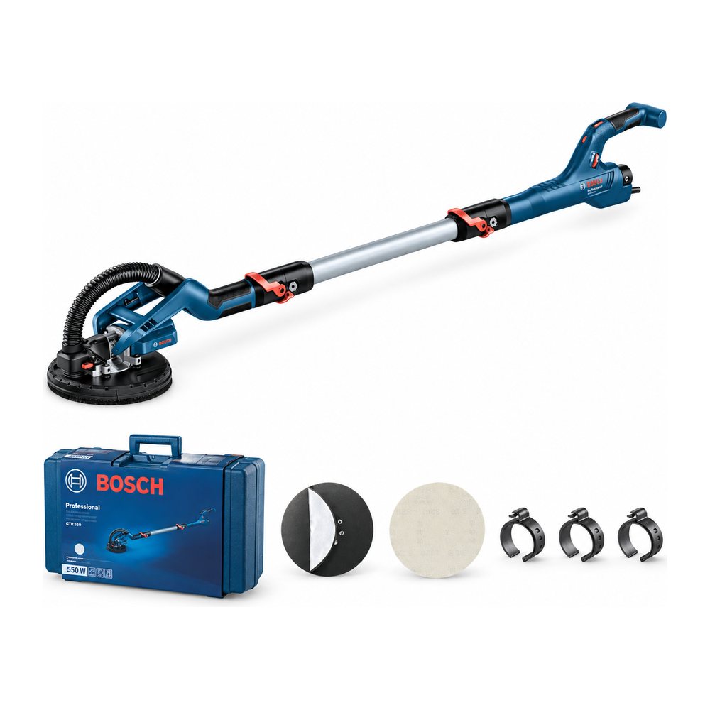 Шліфмашина для стін і стель Bosch GTR 55-225, 550 Вт, 225 мм, фото 1