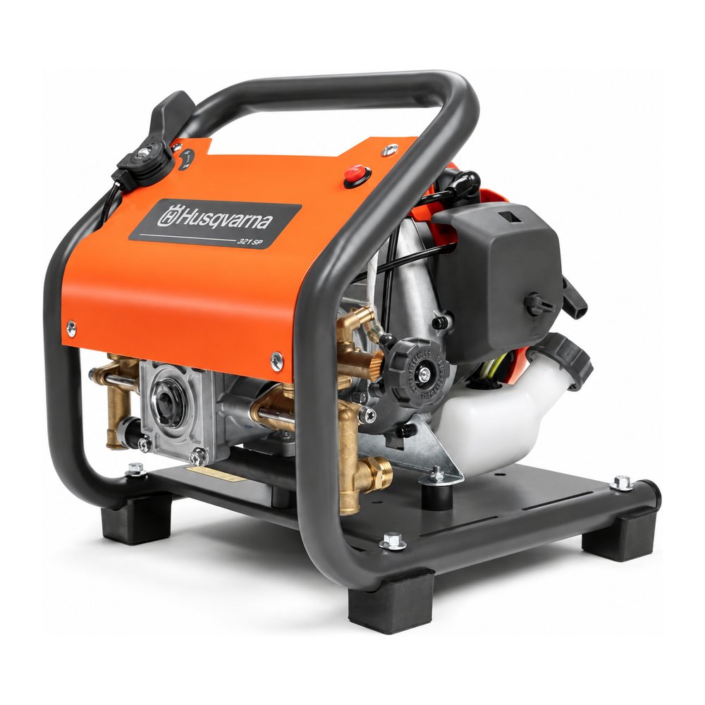 Бензиновий обприскувач Husqvarna 321SP, шланг 15 м, без бака, фото 1