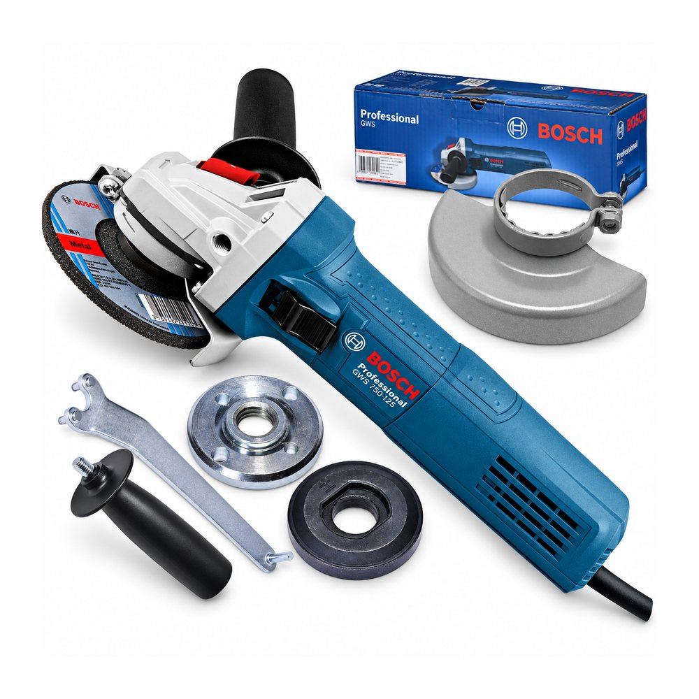 Кутова шліфмашина Bosch GWS 750-125 0601394001, 750 Вт, фото 1